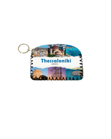 Πορτοφόλι Souvenir μπρελόκ - PVC - Thessaloniki - 14*9cm