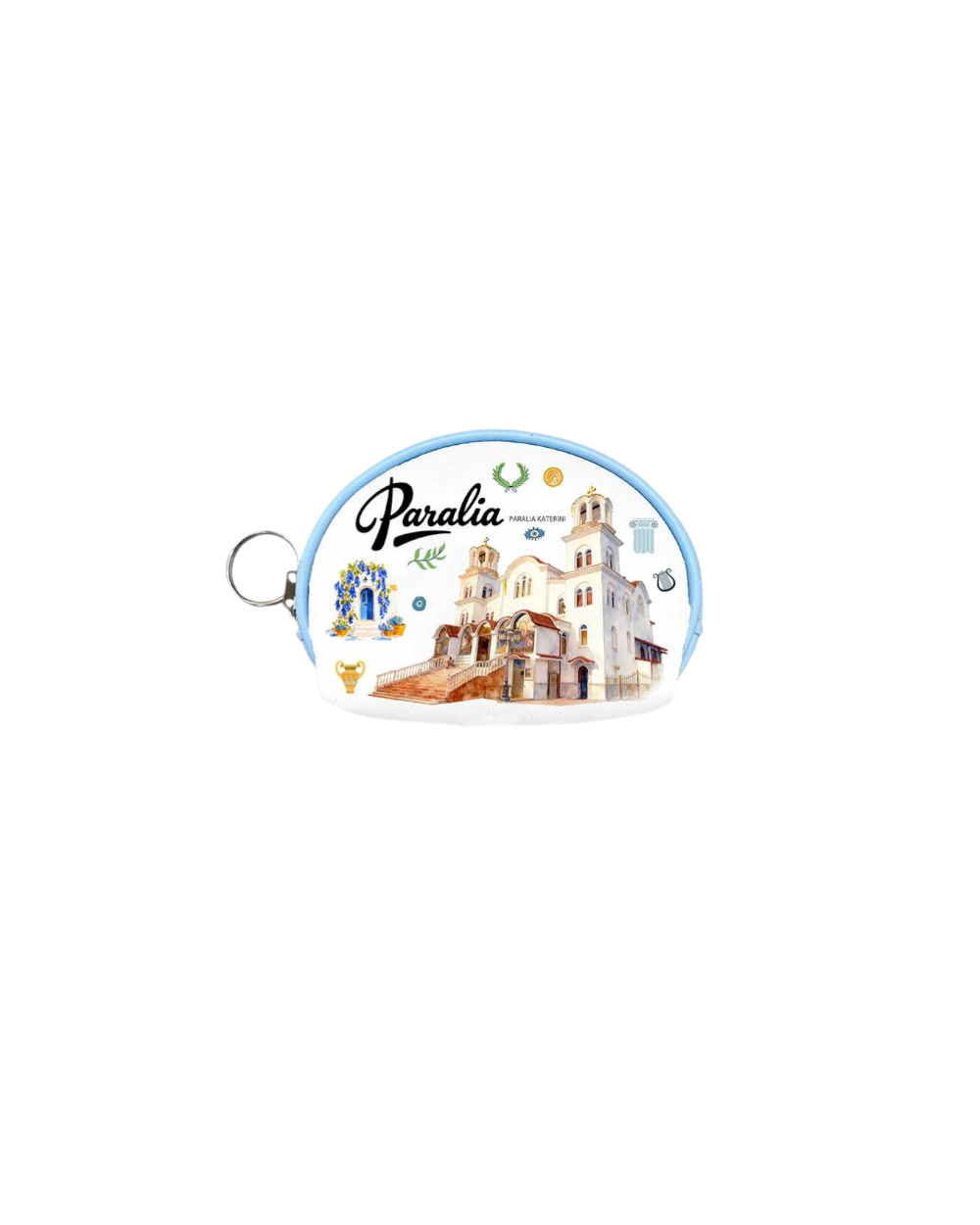 Πορτοφόλι Souvenir μπρελόκ mini - PVC - Paralia - 10*8*3cm