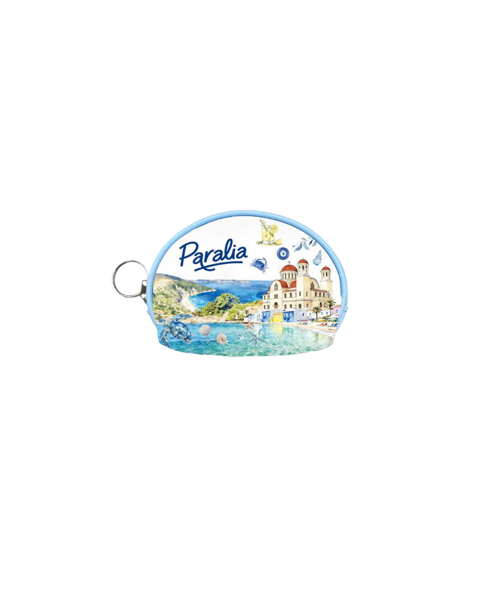 Πορτοφόλι Souvenir μπρελόκ mini - PVC - Paralia - 10*8*3cm
