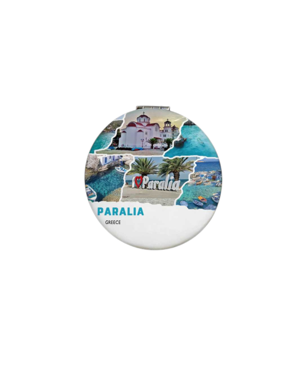 Kαθρέπτης τσέπης Souvenir - Paralia - 7*7*3cm
