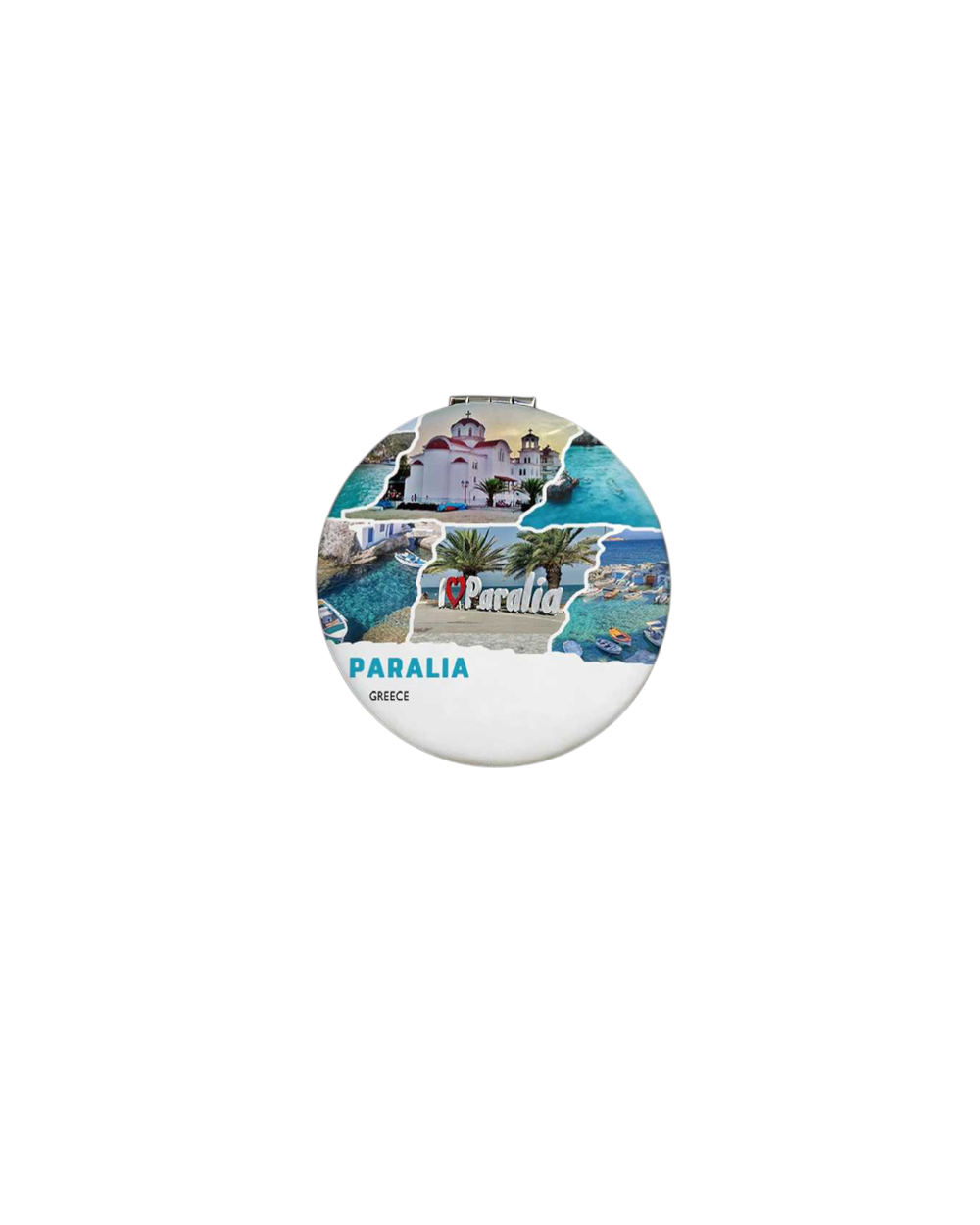 Kαθρέπτης τσέπης Souvenir - Paralia - 7*7*3cm