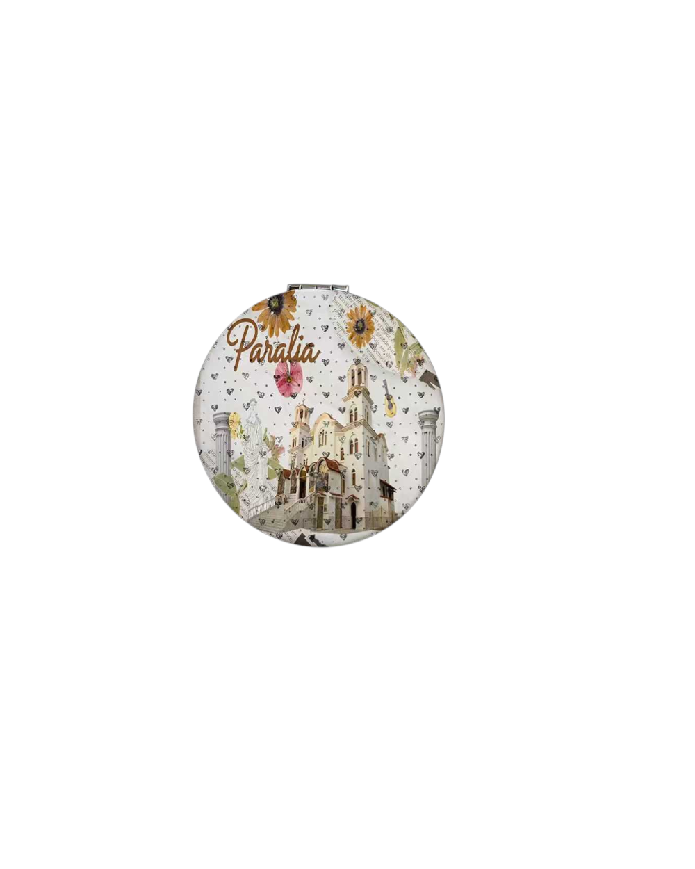 Kαθρέπτης τσέπης Souvenir - Paralia - 7*7*3cm
