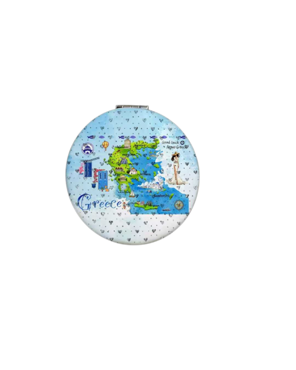 Kαθρέπτης τσέπης Souvenir - Greece - 7*7*3cm