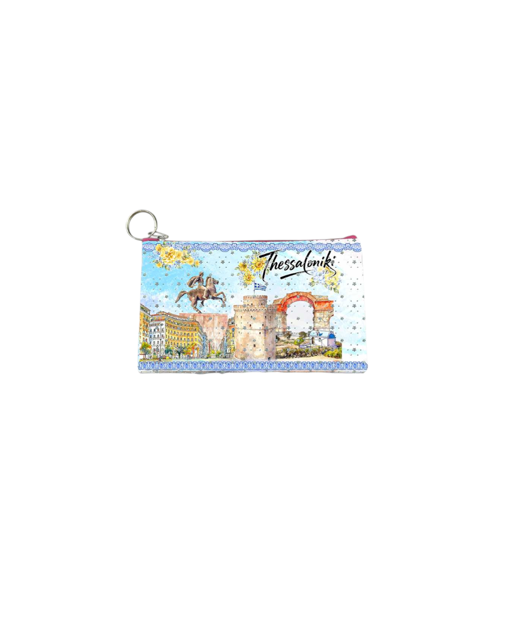 Πορτοφόλι Souvenir μπρελόκ - PVC - Thessaloniki - 16*10cm