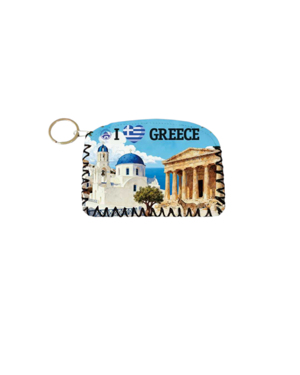Πορτοφόλι Souvenir μπρελόκ - PVC - Greece - 14*9cm