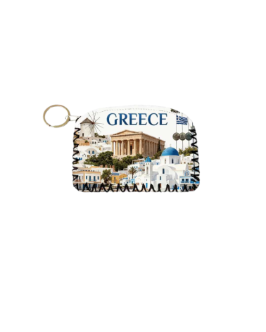Πορτοφόλι Souvenir μπρελόκ - PVC - Greece - 14*9cm