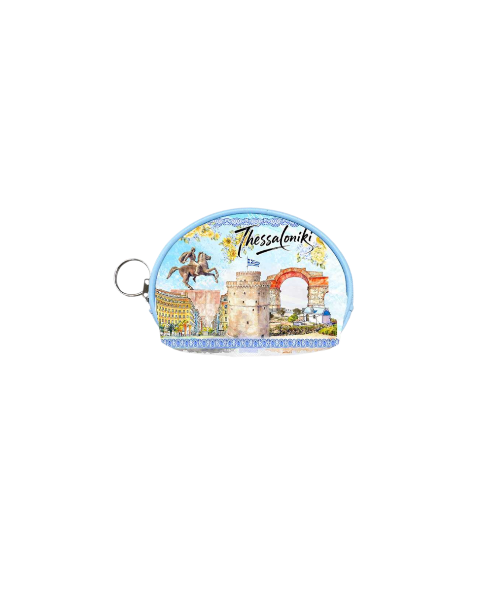 Πορτοφόλι Souvenir μπρελόκ mini - PVC - Thessaloniki - 10*8*3cm