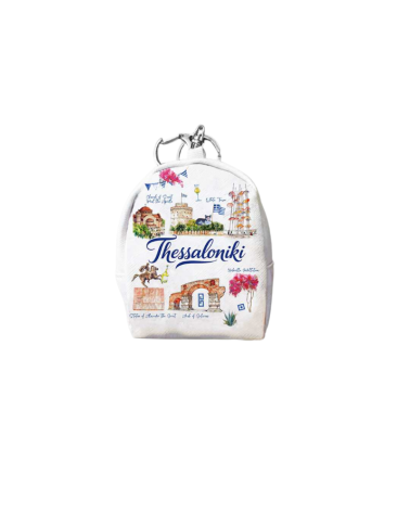 Πορτοφόλι Souvenir μπρελόκ mini - PVC - Thessaloniki - 7*9*4.5cm