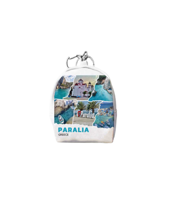 Πορτοφόλι Souvenir μπρελόκ mini - PVC - Paralia - 7*9*4.5cm