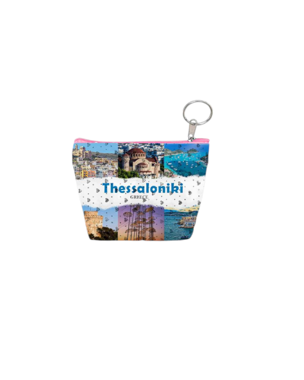 Πορτοφόλι Souvenir μπρελόκ mini - PVC - Thessaloniki - 11*7*4cm