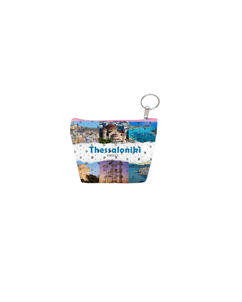 Πορτοφόλι Souvenir μπρελόκ mini - PVC - Thessaloniki - 11*7*4cm
