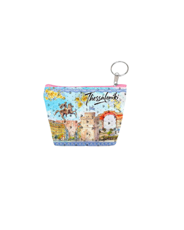 Πορτοφόλι Souvenir μπρελόκ mini - PVC - Thessaloniki - 11*7*4cm
