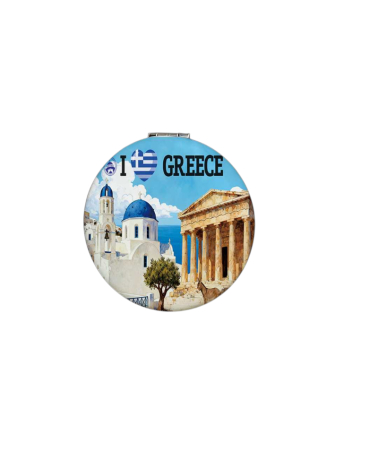 Kαθρέπτης τσέπης Souvenir - Greece - 7*7*3cm