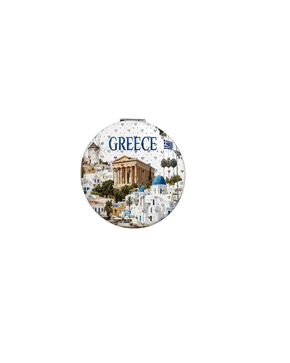 Kαθρέπτης τσέπης Souvenir - Greece - 7*7*3cm