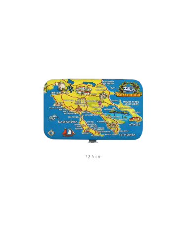 Σετ περιποίησης νυχιών σε θήκη Souvenir - Chalkidiki