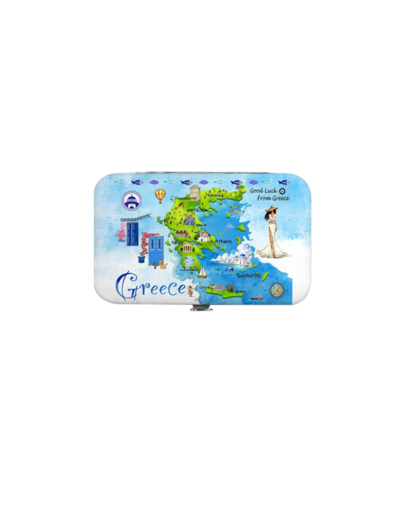 Σετ περιποίησης νυχιών σε θήκη Souvenir - Greece