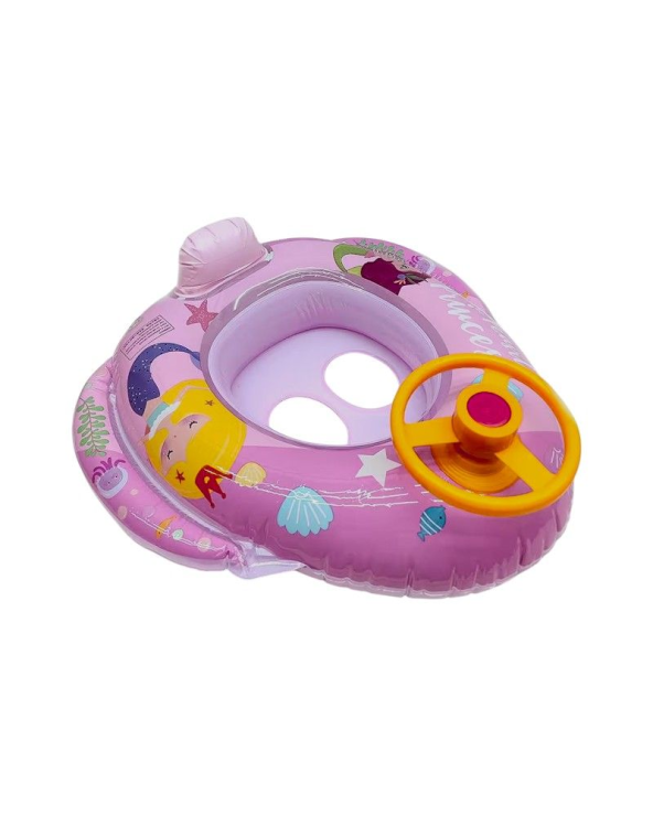 Παιδικό φουσκωτό σωσίβιο με κάθισμα & τιμόνι - SL-B016A - 150502 - Purple