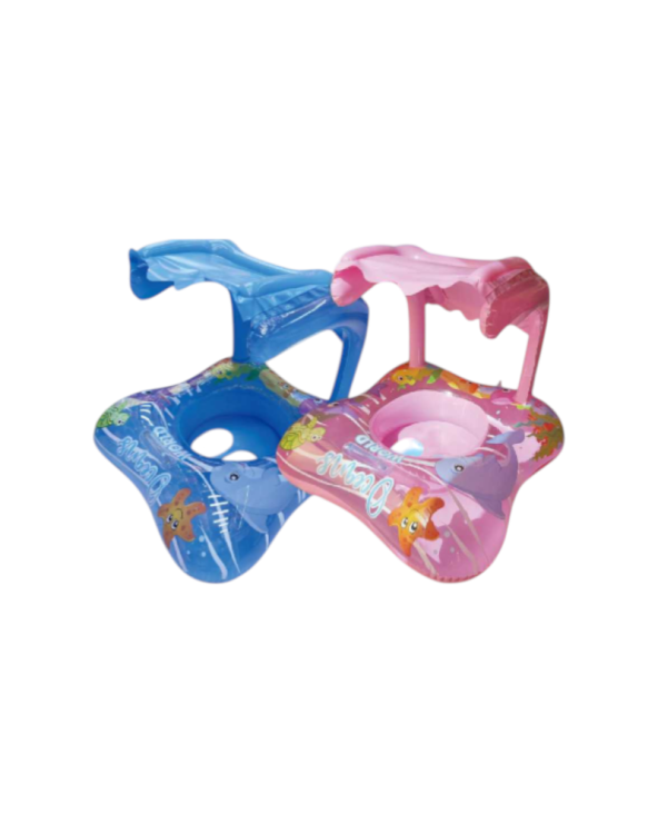 Παιδικό φουσκωτό σωσίβιο με κάθισμα & σκέπαστρο