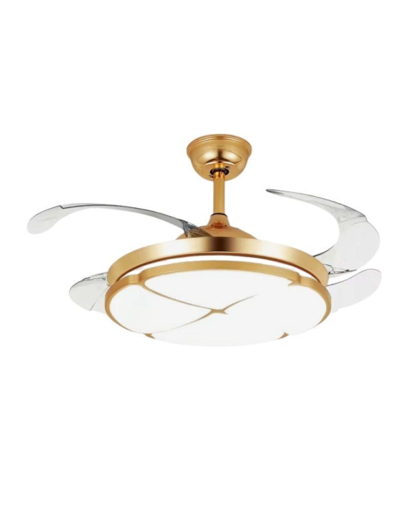 Ανεμιστήρας οροφής & φωτιστικό - DS-6604 - 2*48W - 431620 - Gold