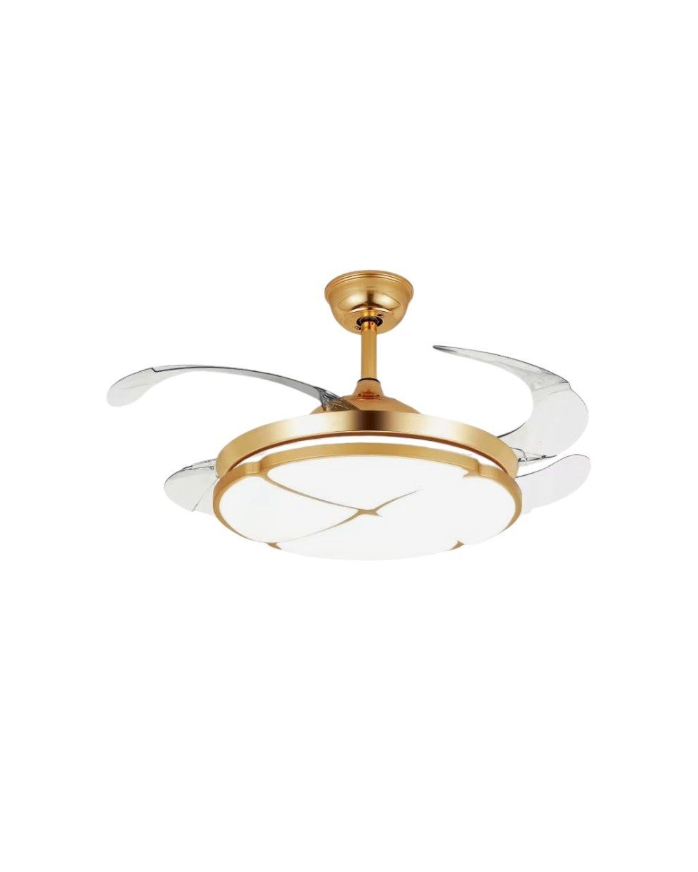 Ανεμιστήρας οροφής & φωτιστικό - DS-6604 - 2*48W - 431620 - Gold