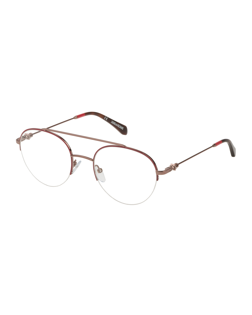 EYEGLASSES ZADIG&VOLTAIRE WOMEN VZV205510SHL (Lens/Bridge/Temple) 51/20/135 mm)