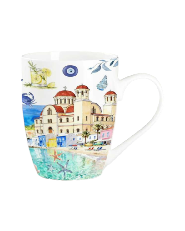 Σετ κεραμική κούπα Souvenir - 12pcs - Paralia