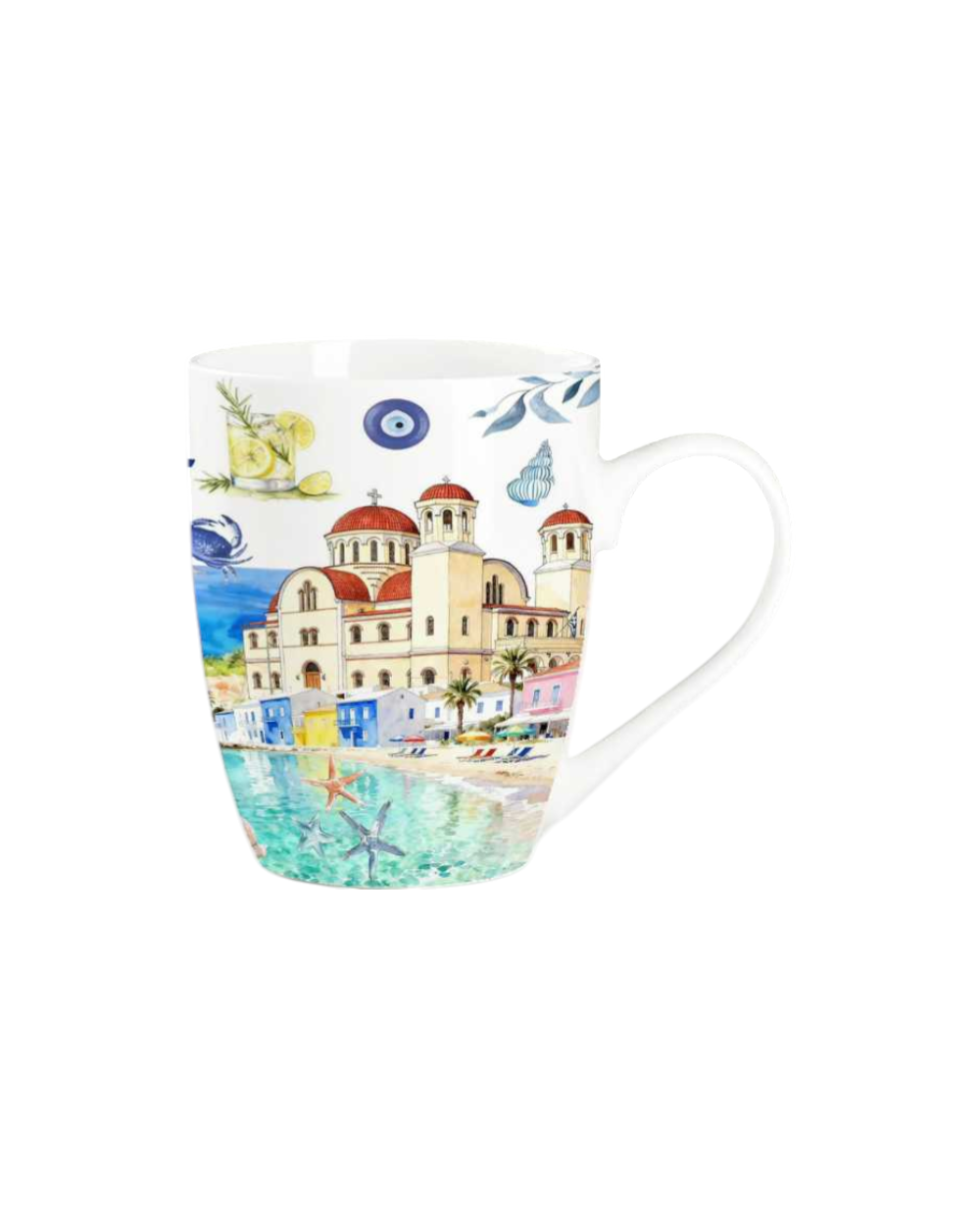 Σετ κεραμική κούπα Souvenir - 12pcs - Paralia