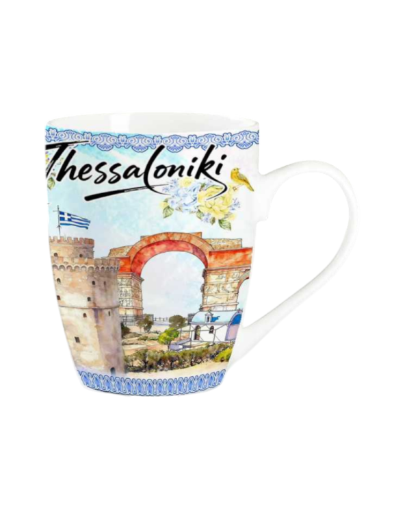 Σετ κεραμική κούπα Souvenir - 12pcs - Thessaloniki