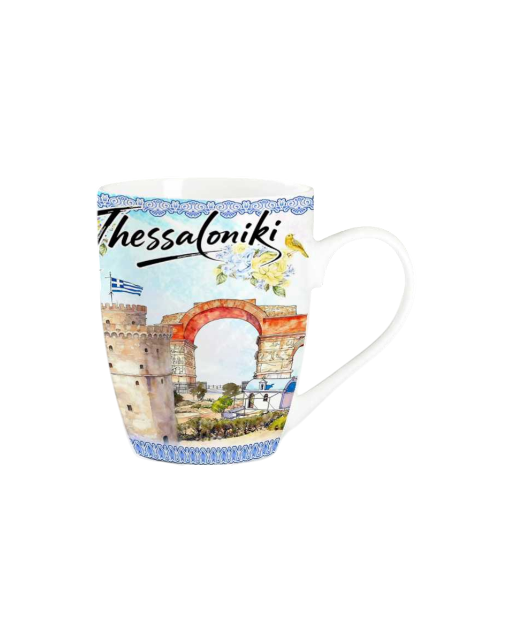 Σετ κεραμική κούπα Souvenir - 12pcs - Thessaloniki