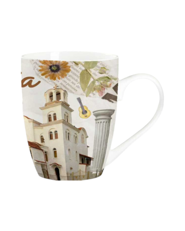 Σετ κεραμική κούπα Souvenir - 12pcs - Paralia