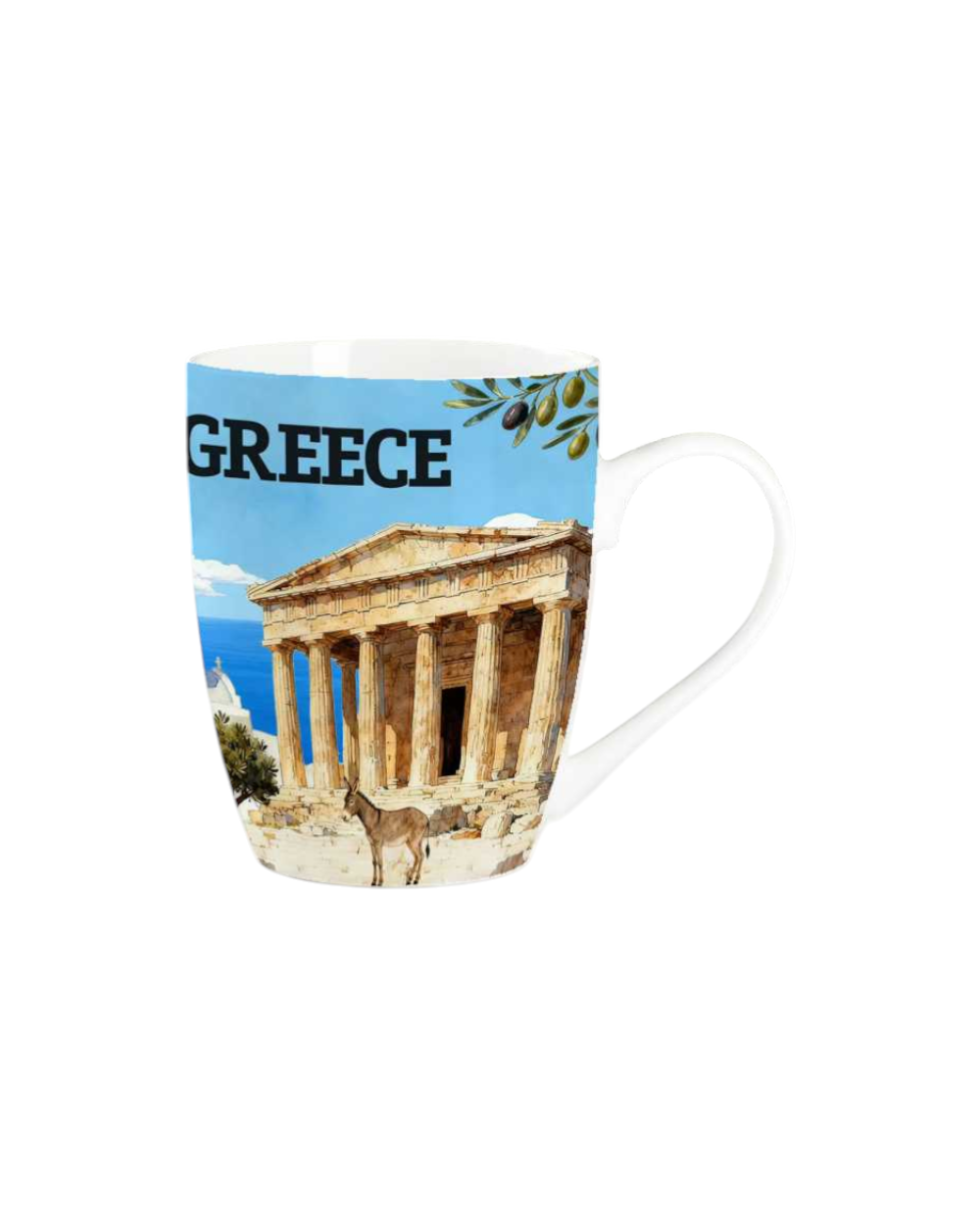 Σετ κεραμική κούπα Souvenir - 12pcs - Greece