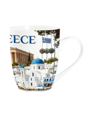 Σετ κεραμική κούπα Souvenir - 12pcs - Greece