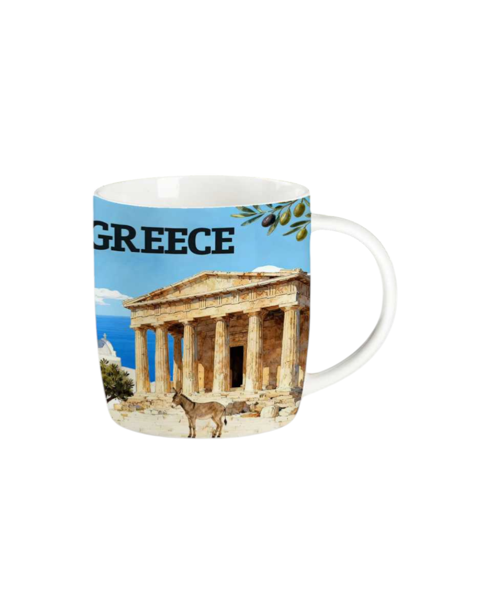 Σετ κεραμική κούπα Souvenir - 12pcs - Greece