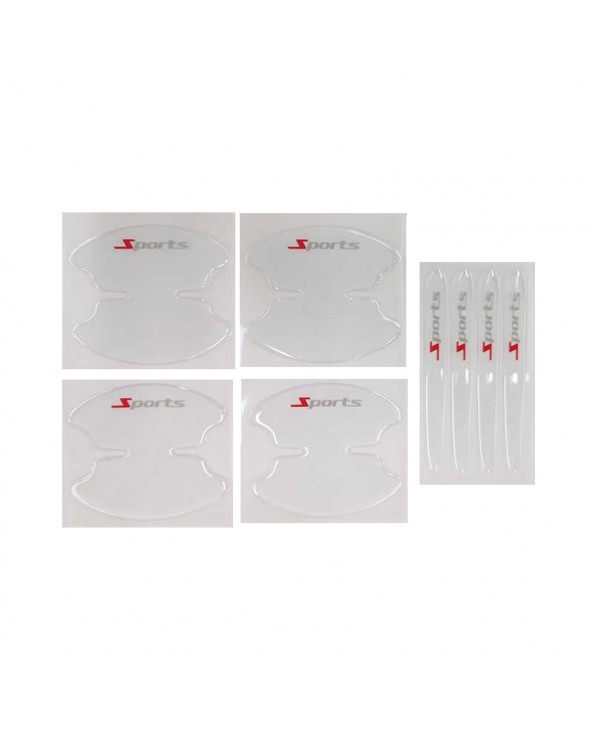 Προστατευτικό αυτοκόλλητο χερουλιού πόρτας αυτοκινήτου - 4pcs - 1405411/K