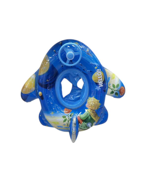 Παιδικό φουσκωτό σωσίβιο με τιμόνι και κάθισμα - 155006 - Blue