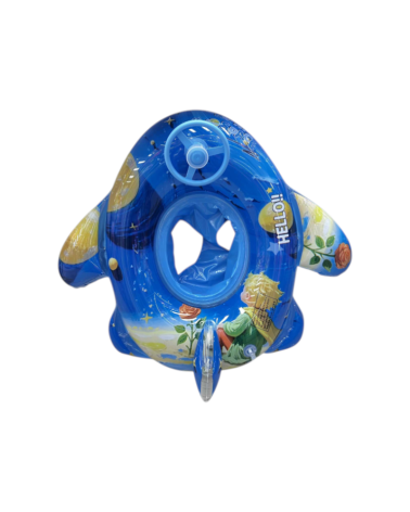 Παιδικό φουσκωτό σωσίβιο με τιμόνι και κάθισμα - 155006 - Blue