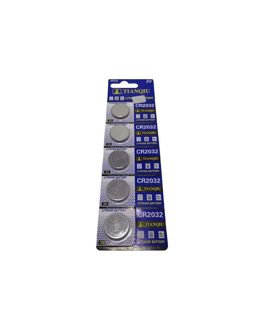 Μπαταρίες λιθίου - CR2032 - 3V - 5pcs