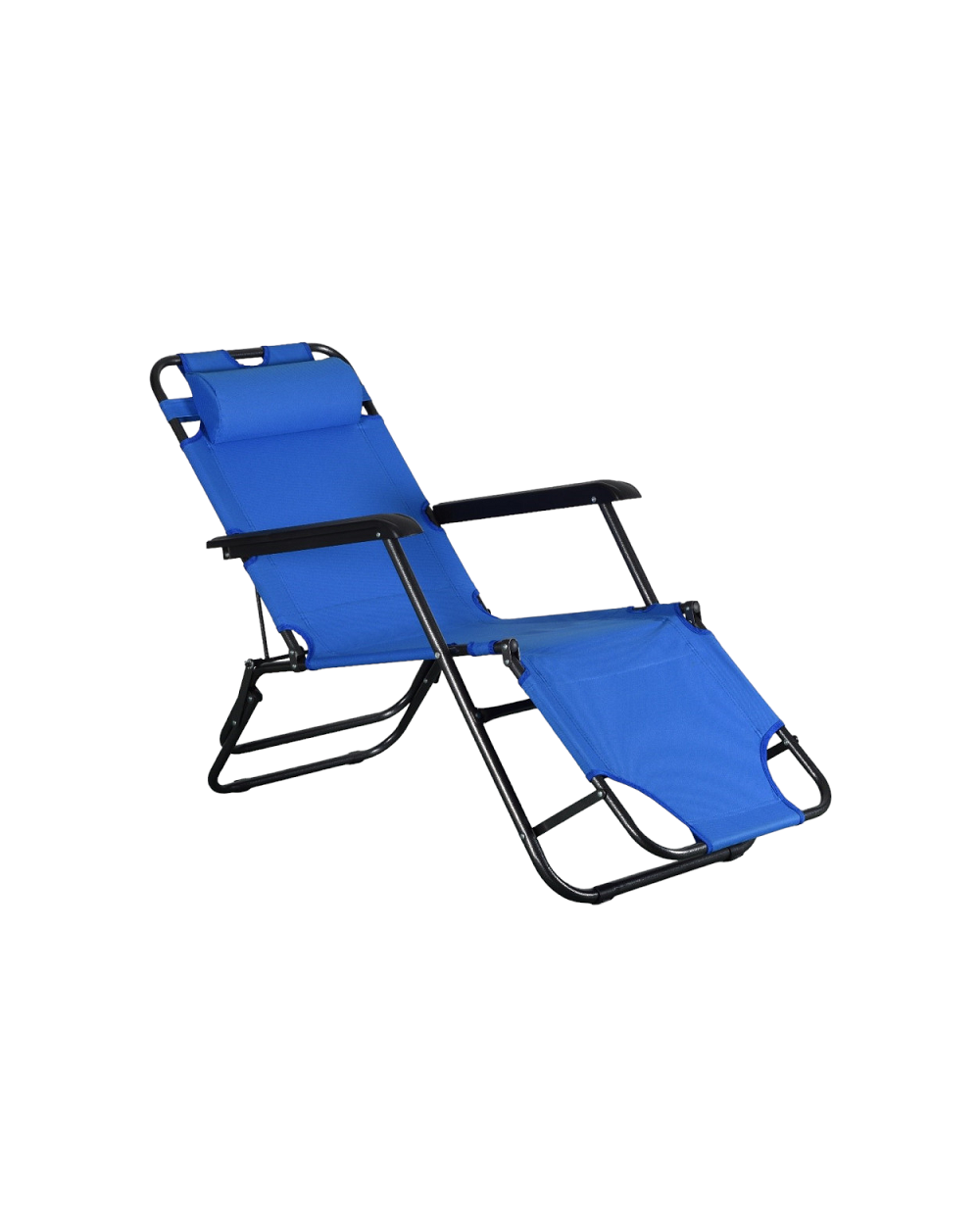 Πτυσσόμενη καρέκλα - ξαπλώστρα παραλίας - 1236 - 270942 - Light Blue