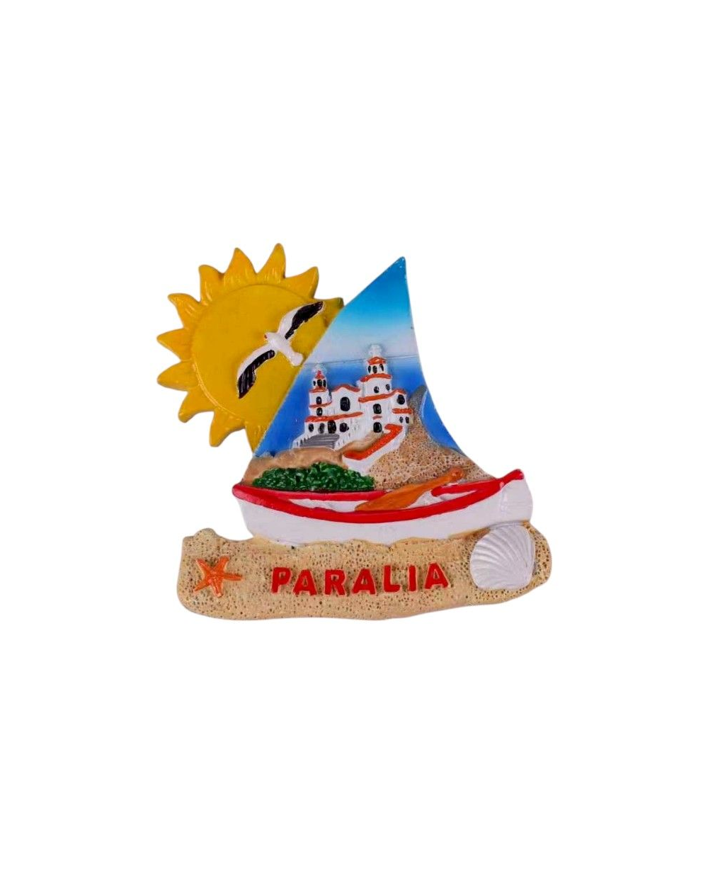 Tουριστικό μαγνητάκι Souvenir – Σετ 12pcs - Paralia