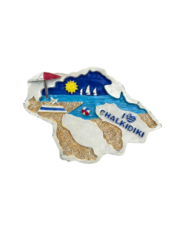 Τουριστικό μαγνητάκι Souvenir - Σετ 12pcs - Chalkidiki