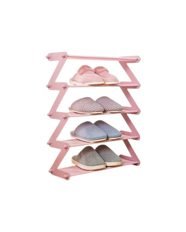 Ραφιέρα παπουτσιών 5 επιπέδων - YH8802-5 - 522466 - Pink