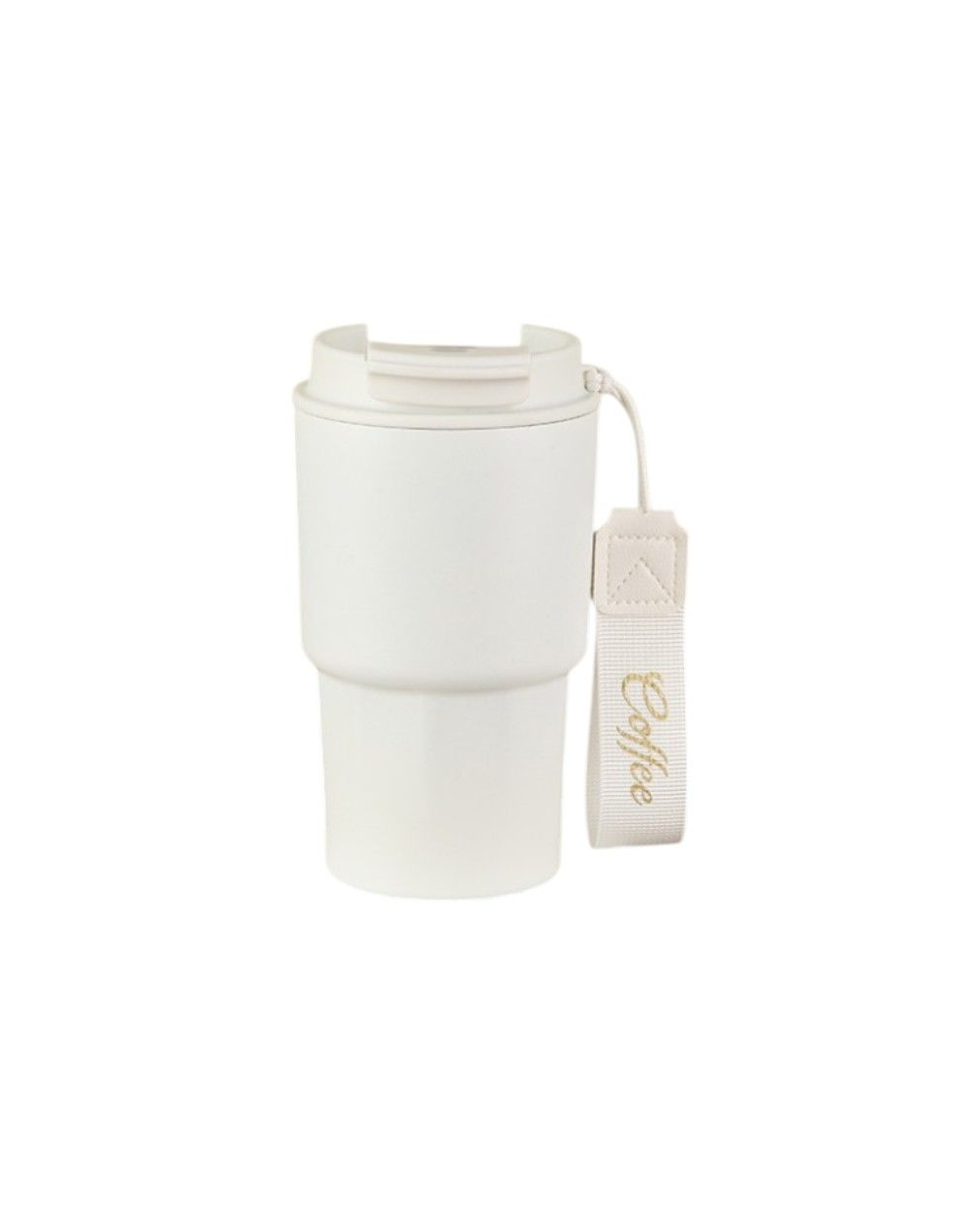 Φορητό παγούρι-θερμός με ψηφιακό θερμόμετρο - 500ml - 722382 - White