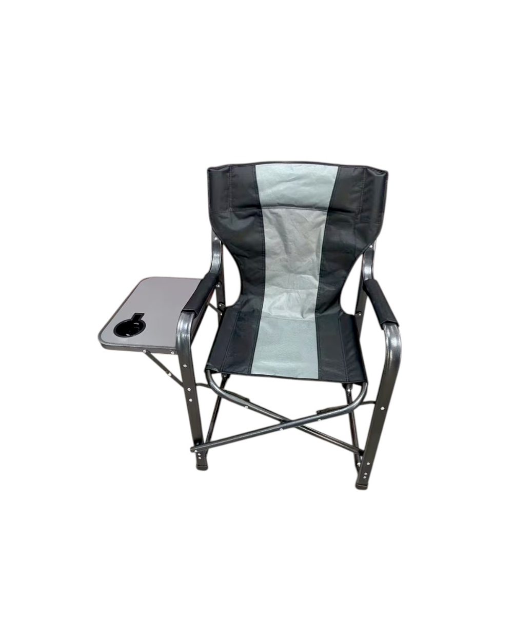 Πτυσσόμενη καρέκλα camping με ενσωματωμένο τραπεζάκι - 1811 - 170143 - Black