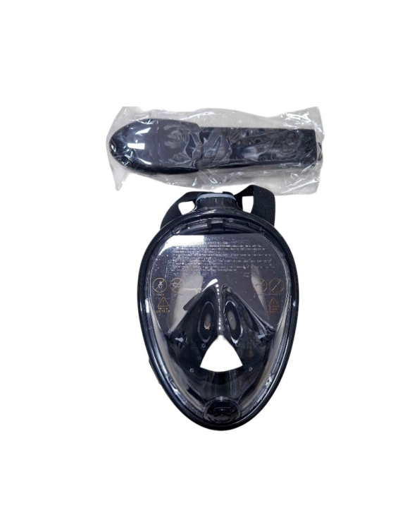 Μάσκα θαλάσσης Full Face με αναπνευστήρα - F-201 - 117405 - Black