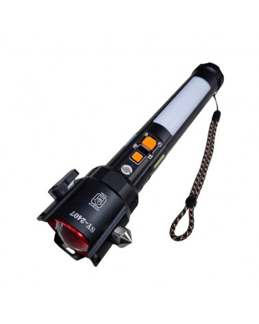 Επαναφορτιζόμενος φακός LED &amp;amp; εργαλείο έκτακτης ανάγκης - FA-SY2407
