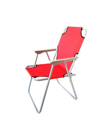 Πτυσσόμενη καρέκλα camping - 1601 - 100052 - Red
