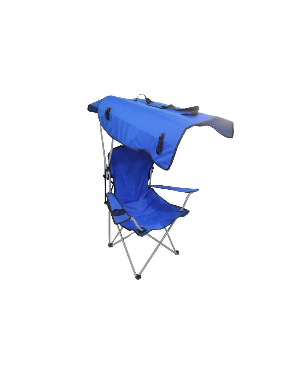 Πτυσσόμενη καρέκλα camping με σκίαστρο - 1053T - 170068 - Blue