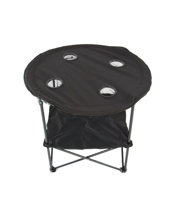 Πτυσσόμενο τραπέζι camping υφασμάτινο - 2031 - 170150 - Black
