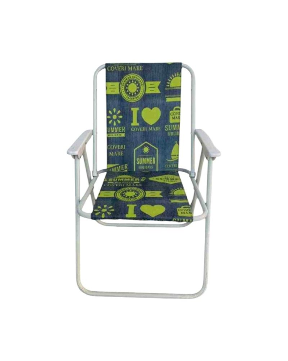 Πτυσσόμενη καρέκλα camping - 1215-3 - 241736 - Blue/Green