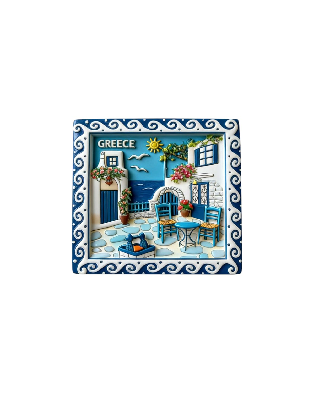 Τουριστικό μαγνητάκι Souvenir - Σετ 12pcs - Greece